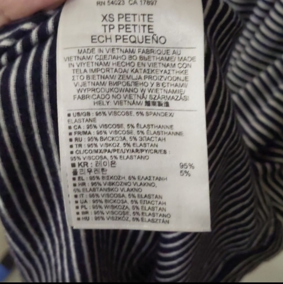 Navy & white Banana Republic dress - Picture 6 of 7